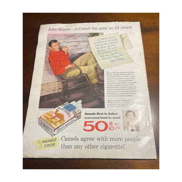 Saga Magazine | August 1954 | The Real Moby Dick | Pulp Adventure | Vintage - Picture 2 of 5